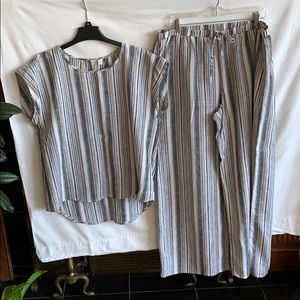 Linen pant set